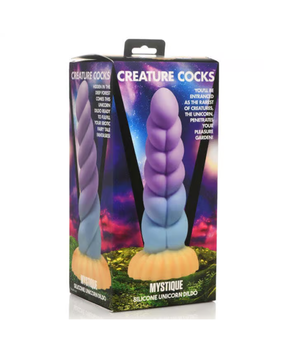 Creature Cocks Mystique – Huge Dildo Unicorn Fantasy, Silicon Premium, 21 cm