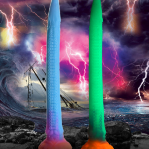 Creature Cocks Makara – Huge Dildo Snake, Glow in The Dark, Silicon Premium, 46 cm