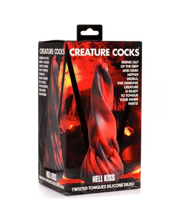 Creature Cocks Hell Kiss – Huge Dildo, Fantasy Monster, Silicon, 19 cm