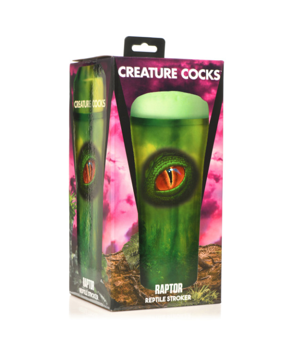 Creature Cocks Raptor Reptile – Masturbator Barbati, Silicon Premium, 22 cm