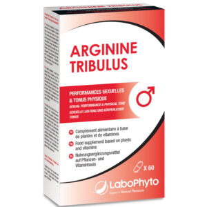 ARGININE TRIBULUS Labophyto – Capsule Erecție puternică, crestere libido si virilitate barbati, cu Tribulus terrestris, Arginină și vitamina D - 60 buc