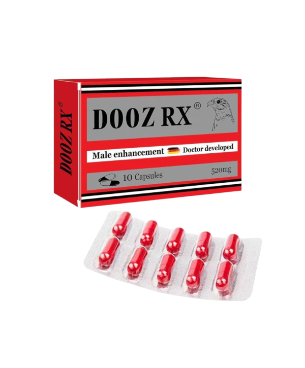 Dooz RX – Capsule crestere potenta si erectie puternica - 10 buc