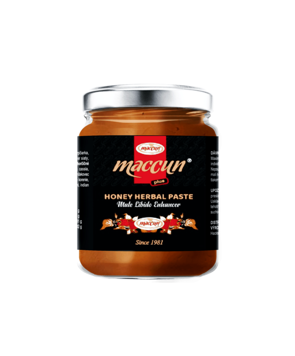 Maccun – Pasta de miere afrodisiaca, turceasca 100% naturala, pentru potenta, ejaculare precoce, crestere libido, erectie, unisex - 40 g