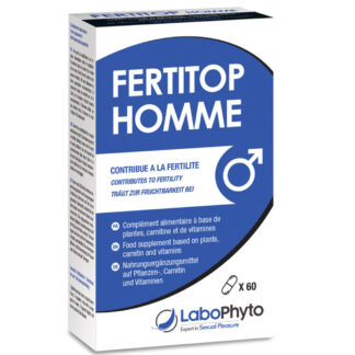 FertiTop HOMME Labophyto – Suplimente fertilitate bărbați, cu Maca, Shatavari, L-carnitină - 60 buc