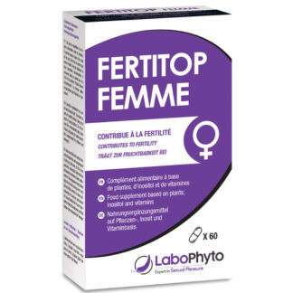 FertiTop FEMME Labophyto – Suplimente fertilitate femei, cu Maca și vitaminele - 60 buc