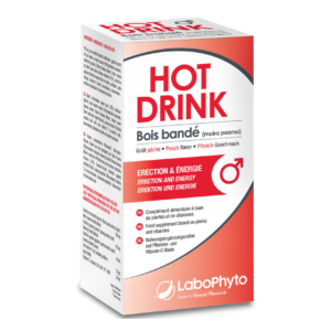 HOT DRINK Men Labophyto – Erectie si Creștere libido scăzut barbati, cu Muira Puama, Ginseng, Guarana, vit. C - 250 ml