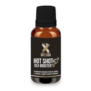 Hot Shot Sex Booster XPower – Bautura afrodisiaca crestere libido, cu Maca, Guarana, L-Carnitine, L-Arginine, unisex - 1 x 20 ml