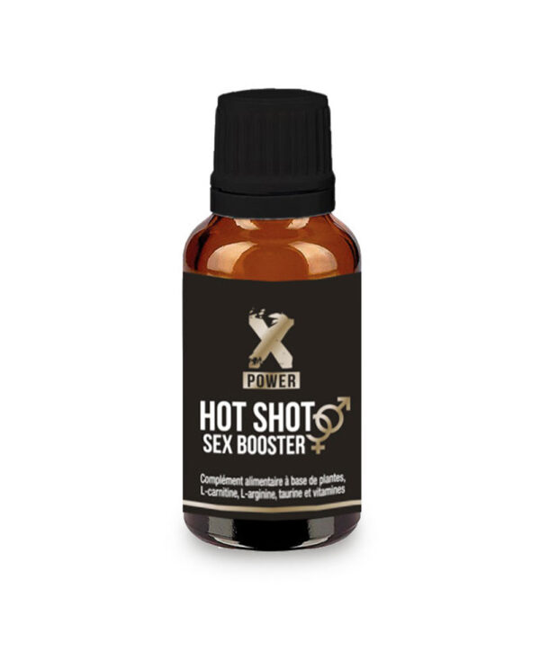 Hot Shot Sex Booster XPower – Bautura afrodisiaca crestere libido, cu Maca, Guarana, L-Carnitine, L-Arginine, unisex - 1 x 20 ml