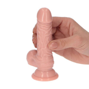 Leo - Dildo realistic cu ventuza, 13 cm