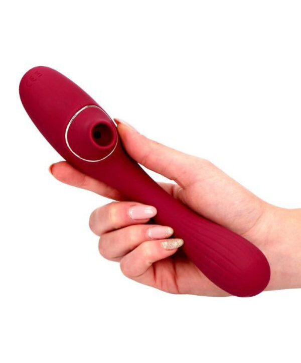 Red Shape – Vibrator Stimulator clitoris si punctul G, suctiune, functie dubla