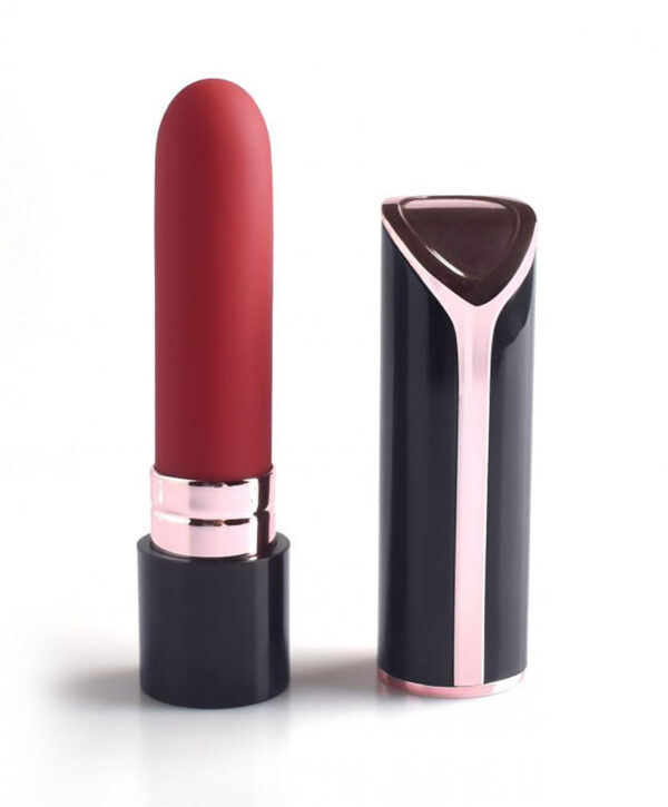 Vanity – Mini Vibrator Clitoris, ABS Premium, forma de ruj, 11 cm, Ø 2 cm