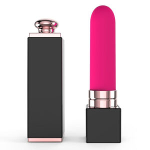 Make-Up – Mini Vibrator Clitoris, ABS Premium, forma de ruj, 10 cm, Ø 3 cm