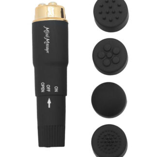 Four Surprises – Mini Vibrator Clitoris Waterproof, ABS Premium, functie multipla, 10 cm, Ø 2.5 cm