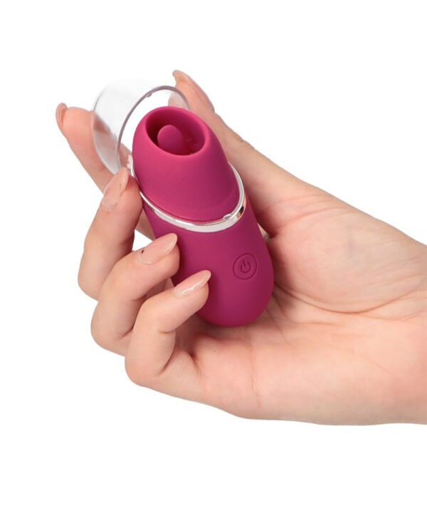Suck It – Mini Vibrator Clitoris Waterproof, ABS Premium si silicon, 8.3 cm, Ø 2 cm