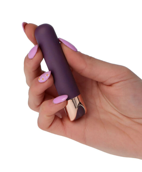 Unforgettable – Mini Vibrator Bullet Clitoris, Silicon, 10 intensitati, 9 cm, Ø 1.8 cm