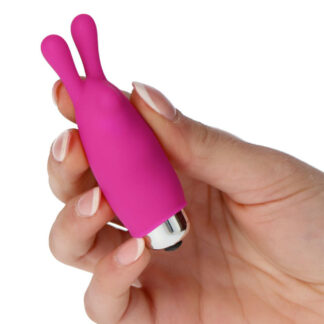 Fan Ears – Mini Vibrator Bullet Clitoris, Waterproof, Silicon, 8.5 cm, Ø 2.2 cm