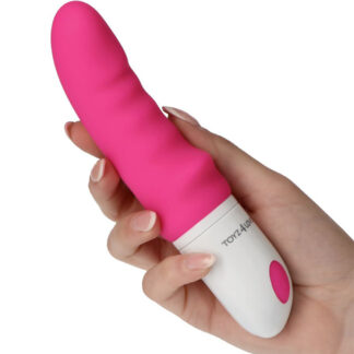 Rhinhorn Vibe – Vibrator Punctul G Waterproof, Silicon Premium, roz, 18 cm, Ø 3.4 cm