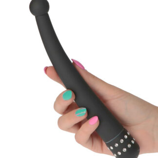 Bulb of Diamond – Vibrator Punctul G Waterproof, ABS Premium, negru, 21.7 cm, Ø 2.8 cm