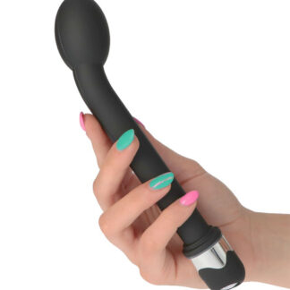 Diamond King – Vibrator Punctul G Waterproof, ABS Premium, negru, 21.9 cm, Ø 3.5 cm