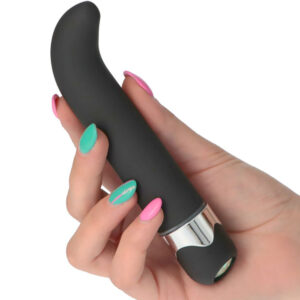 Exquisite – Vibrator Punctul G Waterproof, ABS Premium, negru, 15 cm, Ø 2.7 cm