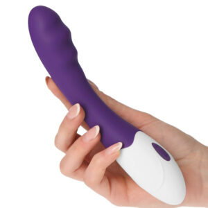 Jag – Vibrator Punctul G Waterproof, ABS si Silicon Premium, mov, 20 cm, Ø 3.1 cm