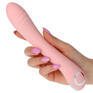 Best Mate – Vibrator Punctul G Waterproof, Silicon Premium, roz, 22 cm, Ø 4.5 cm