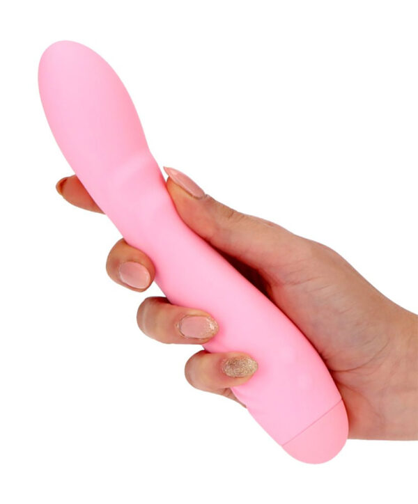 Harmony – Vibrator Punctul G Waterproof, Silicon Premium, roz, 20 cm, Ø 3.5 cm