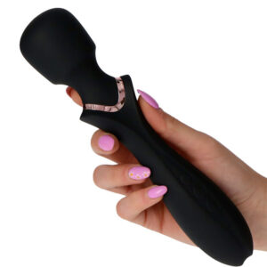Wonder – Vibrator Wand Masaj Waterproof, Silicon Premium, Negru