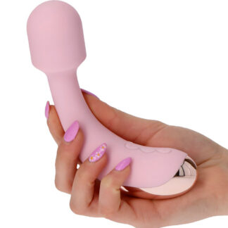 Flex Com – Vibrator Wand Masaj Waterproof, Silicon Premium, Roz