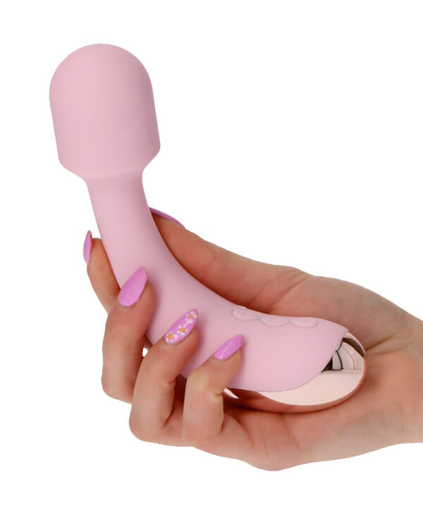 Flex Com – Vibrator Wand Masaj Waterproof, Silicon Premium, Roz