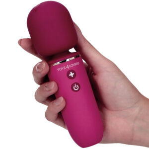 Erotic Feeling – Vibrator Wand Masaj Waterproof, Silicon Premium, Roz