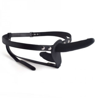 Double Enjoyment – Strap On Dublu, negru