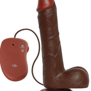 Ralph Vibe - Dildo XXL cu vibratii si ventuza, 25 cm, Ø 5 cm