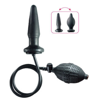 Inflatable Butt Plug - Dop anal gonflabil, cu pompa manuala, Ø 3 cm