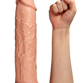 Lovetoy Dustin - Dildo XXL Vibrator cu Ventuza, 28 cm, Ø 6 cm