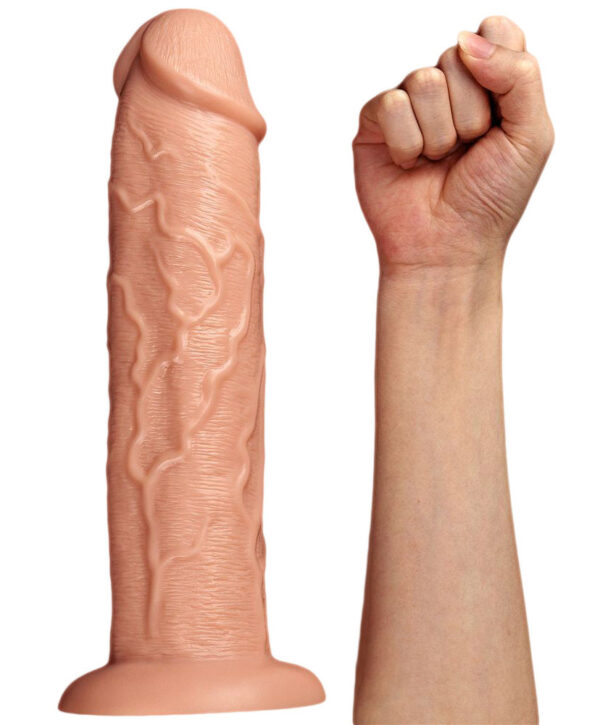 Lovetoy Dustin - Dildo XXL Vibrator cu Ventuza, 28 cm, Ø 6 cm