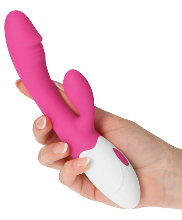 Real G-Spot – Vibrator Rabbit Waterproof, Silicon Premium, 20 cm, Ø 3.2 cm