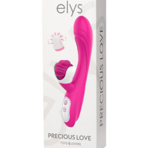 Precious Love – Vibrator Rabbit Waterproof, Silicon & ABS Premium, 21,9 cm, Ø 3,6 cm
