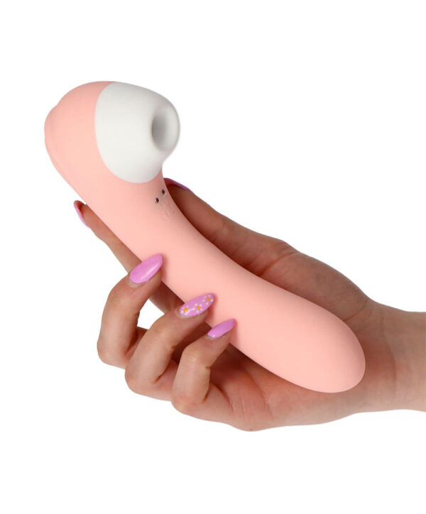 Pink Obsession – Vibrator Stimulator clitoris, suctiune, functie duala