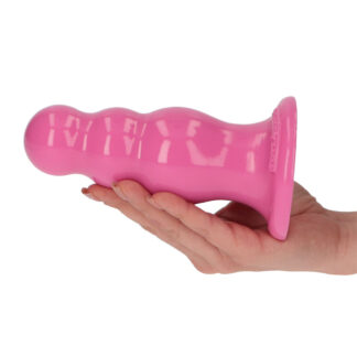 Olmo Butt Plug - Dop anal cu ventuza, fucsia, Large