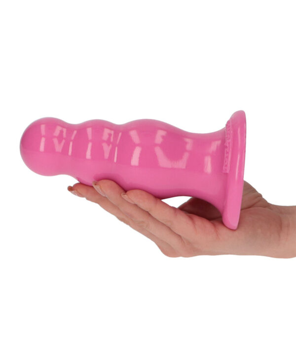 Olmo Butt Plug - Dop anal cu ventuza, fucsia, Large