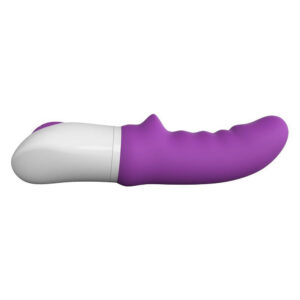 Rhinhorn Vibe – Vibrator Punctul G Waterproof, Silicon Premium, mov, 18 cm, Ø 3.4 cm