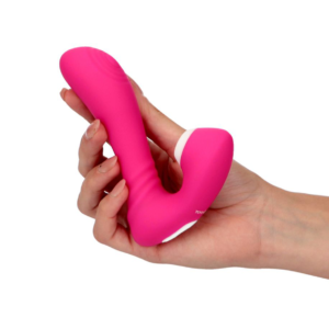 Sublime – Vibrator dublu cu telecomanda, stimulator punct G, suctiune