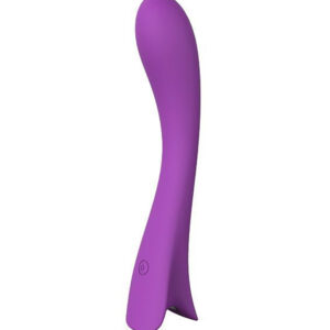 Roundish Plot – Vibrator Punctul G Waterproof, Silicon Premium, mov, 20 cm, Ø 3.5 cm