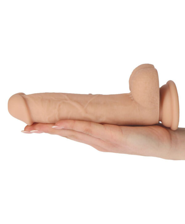 Brush - Dildo realistic din silicon, cu ventuza, 21 cm