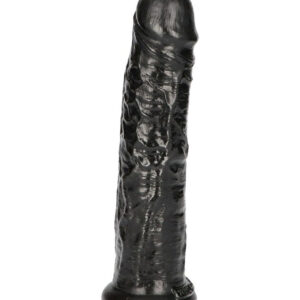 Diego - Dildo realistic cu ventuza, negru, 21.5 cm