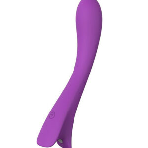 Roundish Plot – Vibrator Punctul G Waterproof, Silicon Premium, mov, 20 cm, Ø 3.5 cm