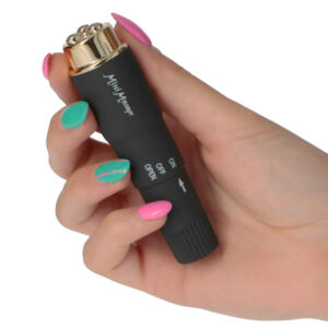 Four Surprises – Mini Vibrator Clitoris Waterproof, ABS Premium, functie multipla, 10 cm, Ø 2.5 cm