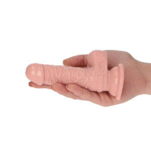 Leo - Dildo realistic cu ventuza, 13 cm