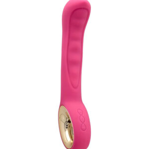 Grip – Vibrator Punctul G Waterproof, Silicon Premium, roz, 23.5 cm, Ø 3.6 cm